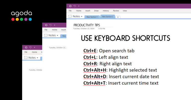 microsoft onenote keyboard shortcuts