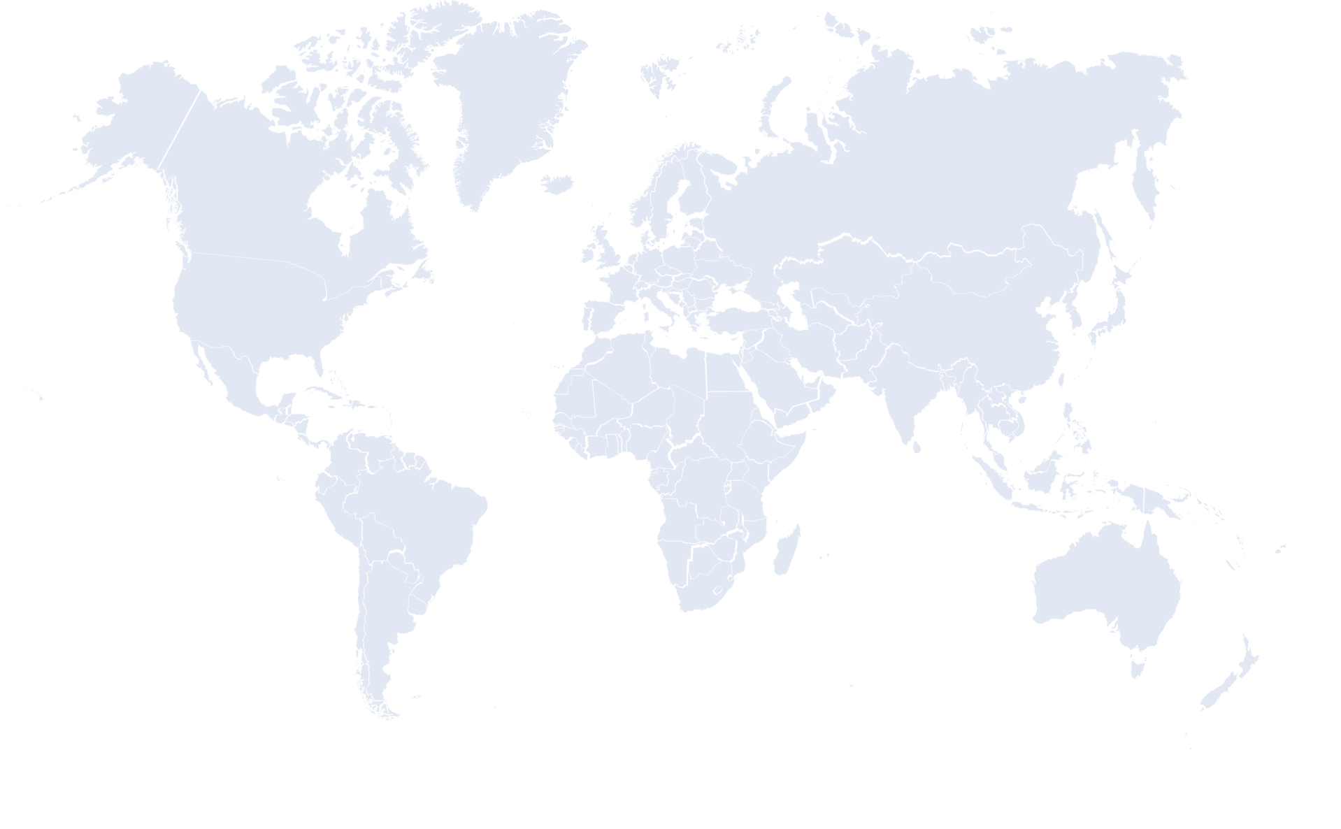 Map of job locations