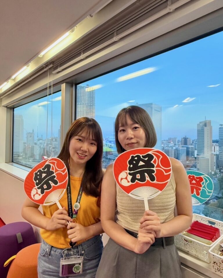 office urara and coworker